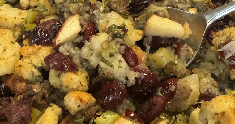 Sausage, Apple and Cranberry Stuffing