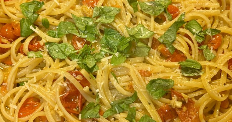 Pasta with Cherry Tomatoes